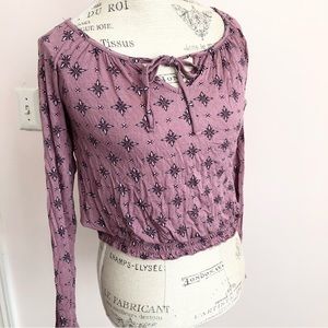 Pink Republic Peasant Top